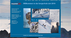 Desktop Screenshot of bergschule.com